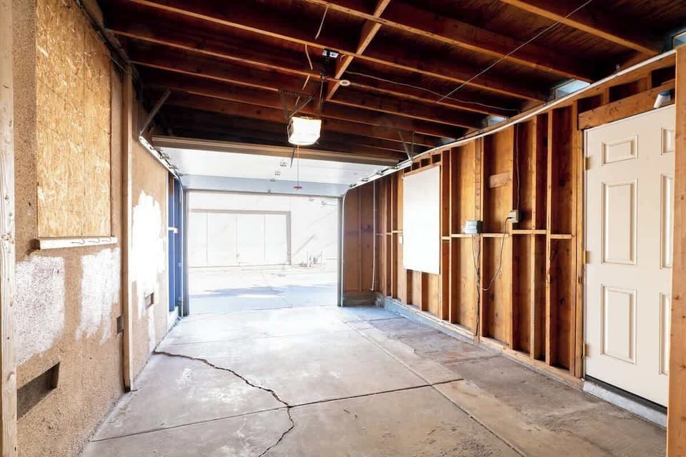 The garage gives you a secure parking space for one car