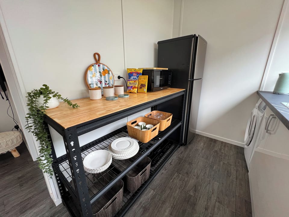 enjoy our complimentary tea, coffee and snacks