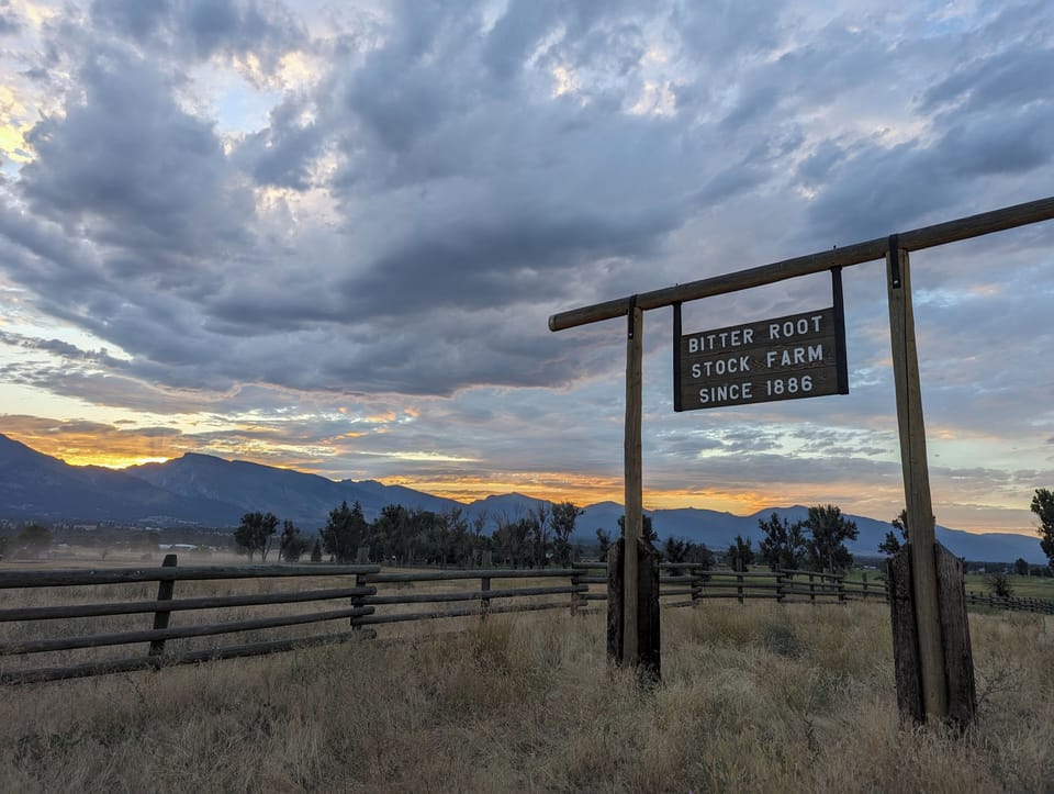 Stunning sunsets of big sky country