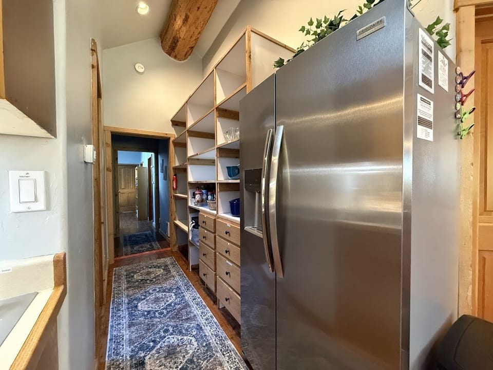 hallway and pantry