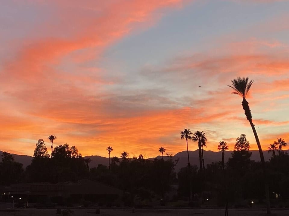 ...amazing sunsets from the deck.