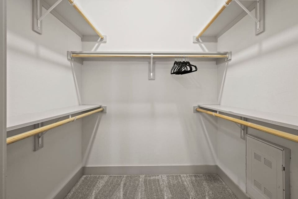 Walk-in Closet: Unleash your style with ample space to hang, store, and organize your wardrobe!