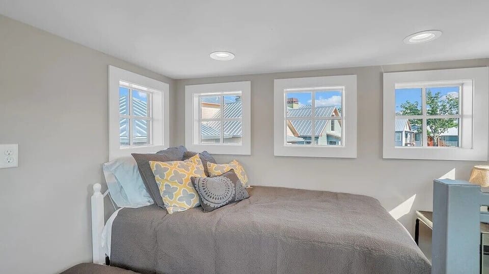 Kids love the crows nest room.  No door to this room.  Ladder Access.