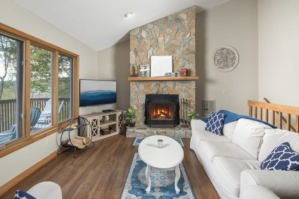 Cozy and comfortable gathering space.