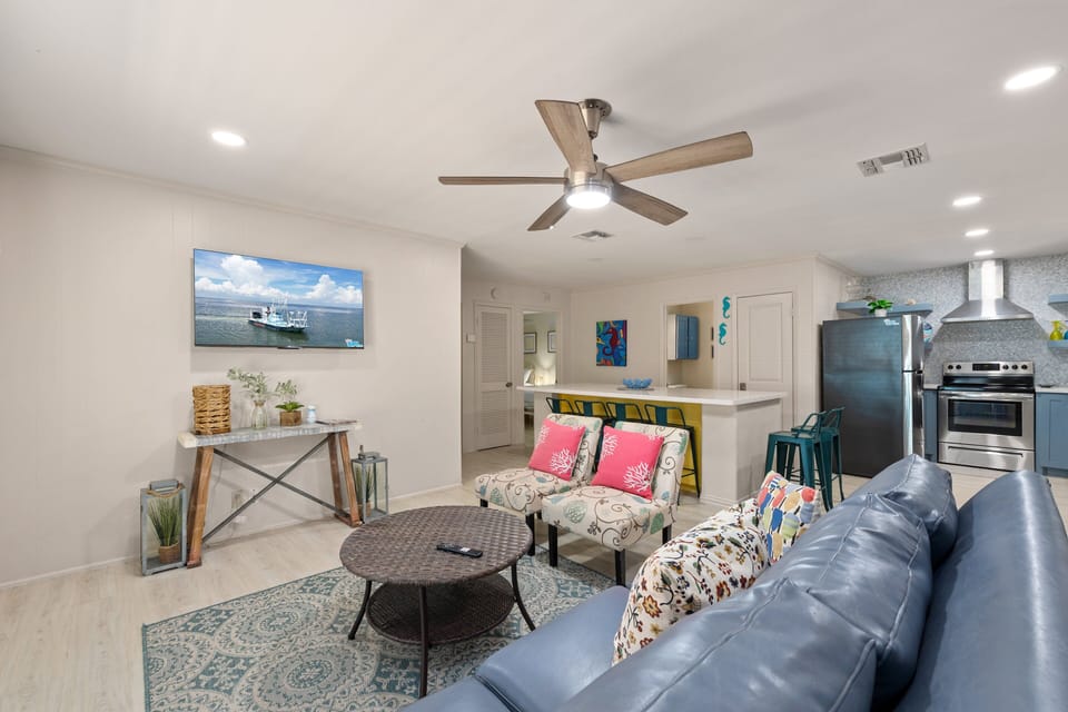 Bright coastal living with modern comfort and beachy charm.