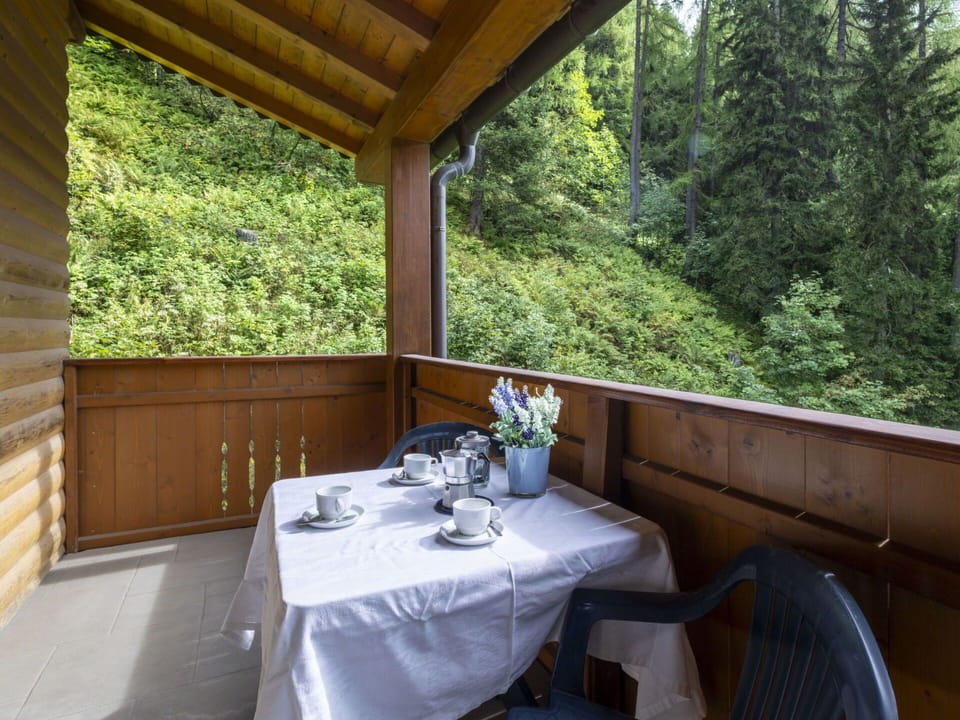 Wood, Hardwood, Shade, Wood Stain, Porch, Eco Hotel, Chair, Balcony, Log Cabin
