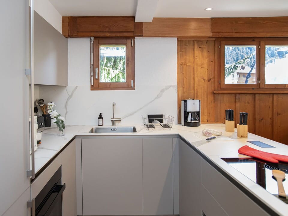 Kitchen, Countertop, Kitchen Appliance, Interior Design, Cabinetry, Wood, Furniture, Kitchen Sink, Home Appliance, Flooring
