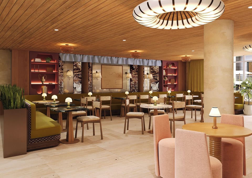 Restaurant and bar led by local culinary talent (please note, these are still under construction)