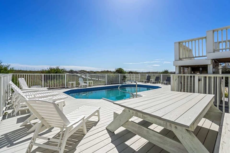 Pool Shared with Duplex Next Door