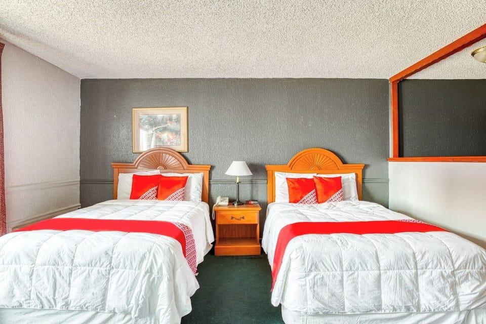Bedroom. Interior and views may vary based on location and availability
