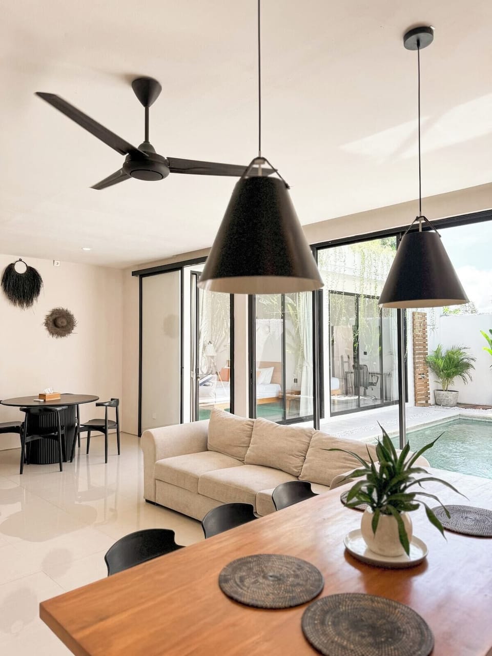 Make unforgettable Bali memories in comfort and style. The living room at Villa Kaba is the perfect place to unwind and connect with loved ones. #Villa Kaba