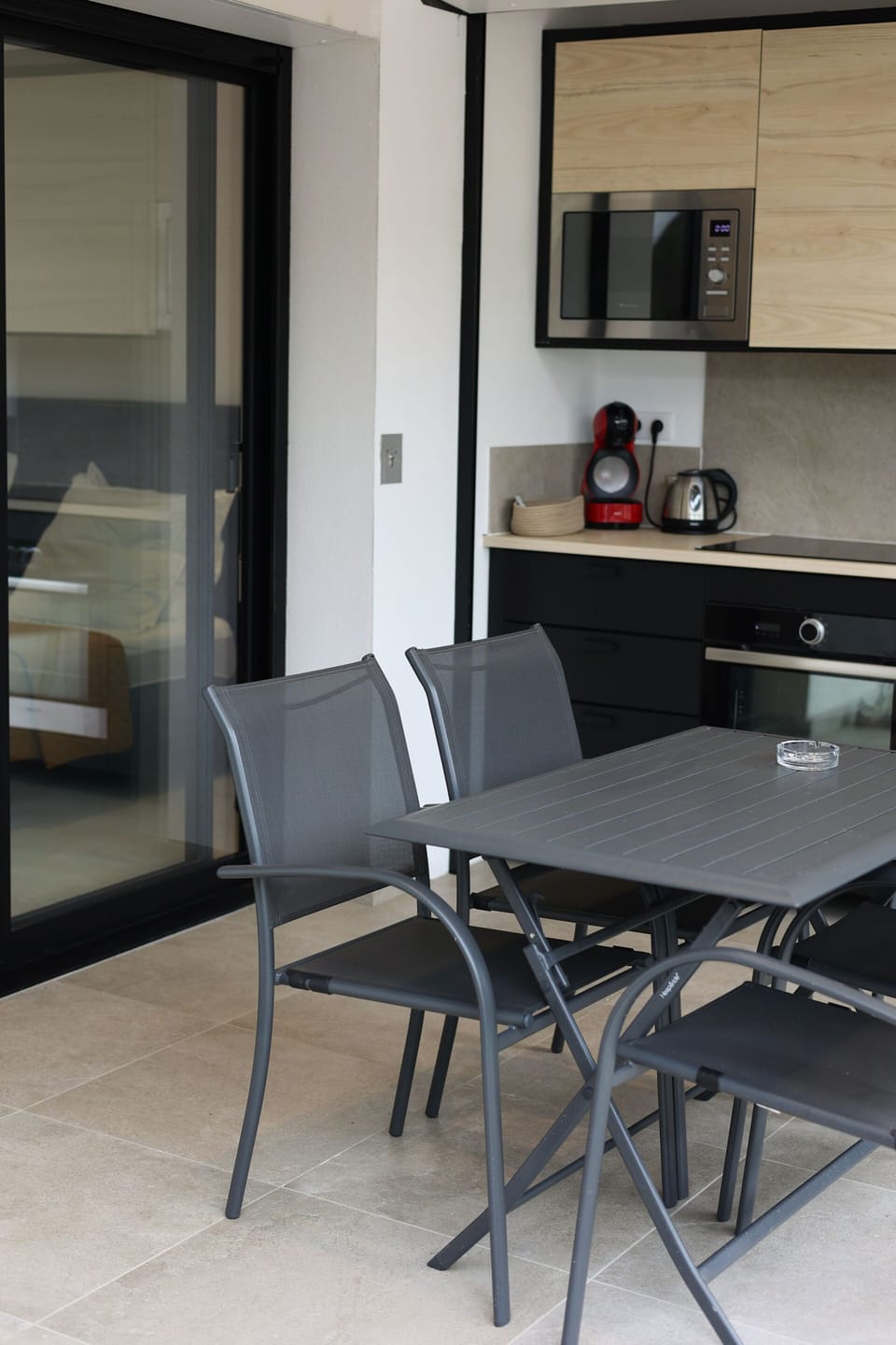 terace with kitchen
