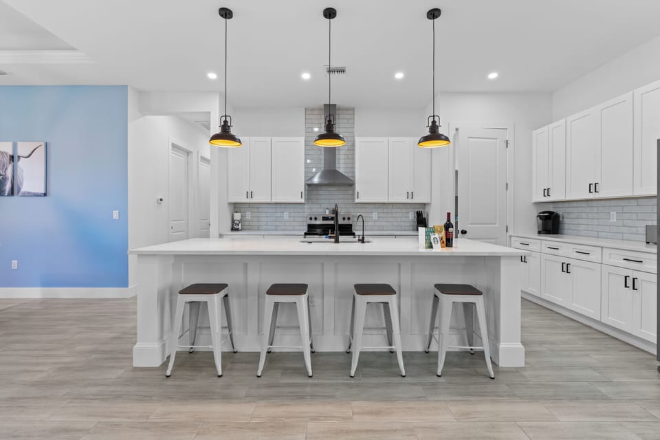 Whip up your favorite dishes in this well-appointed kitchen.
