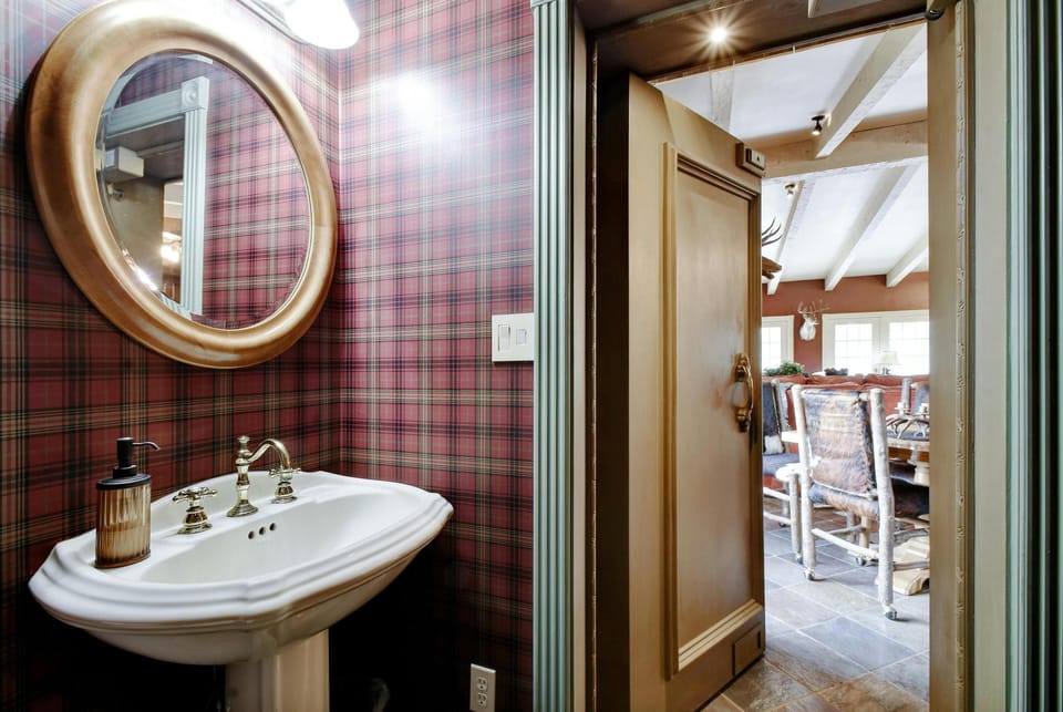 Men's Bookcase Bathroom