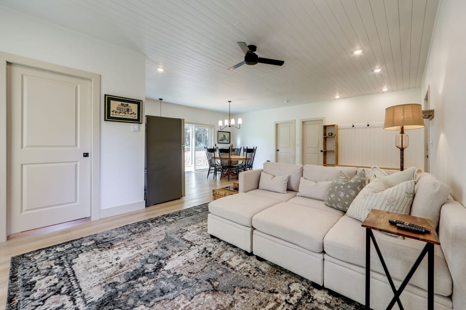 Copenhagen Vacation Rental | 2BR | 1BA | 1 Step to Enter | 1,000 Sq Ft