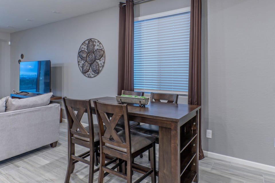 Cheers to good food and good times in our cozy home.