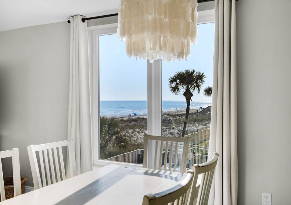 Dining with Gulf view