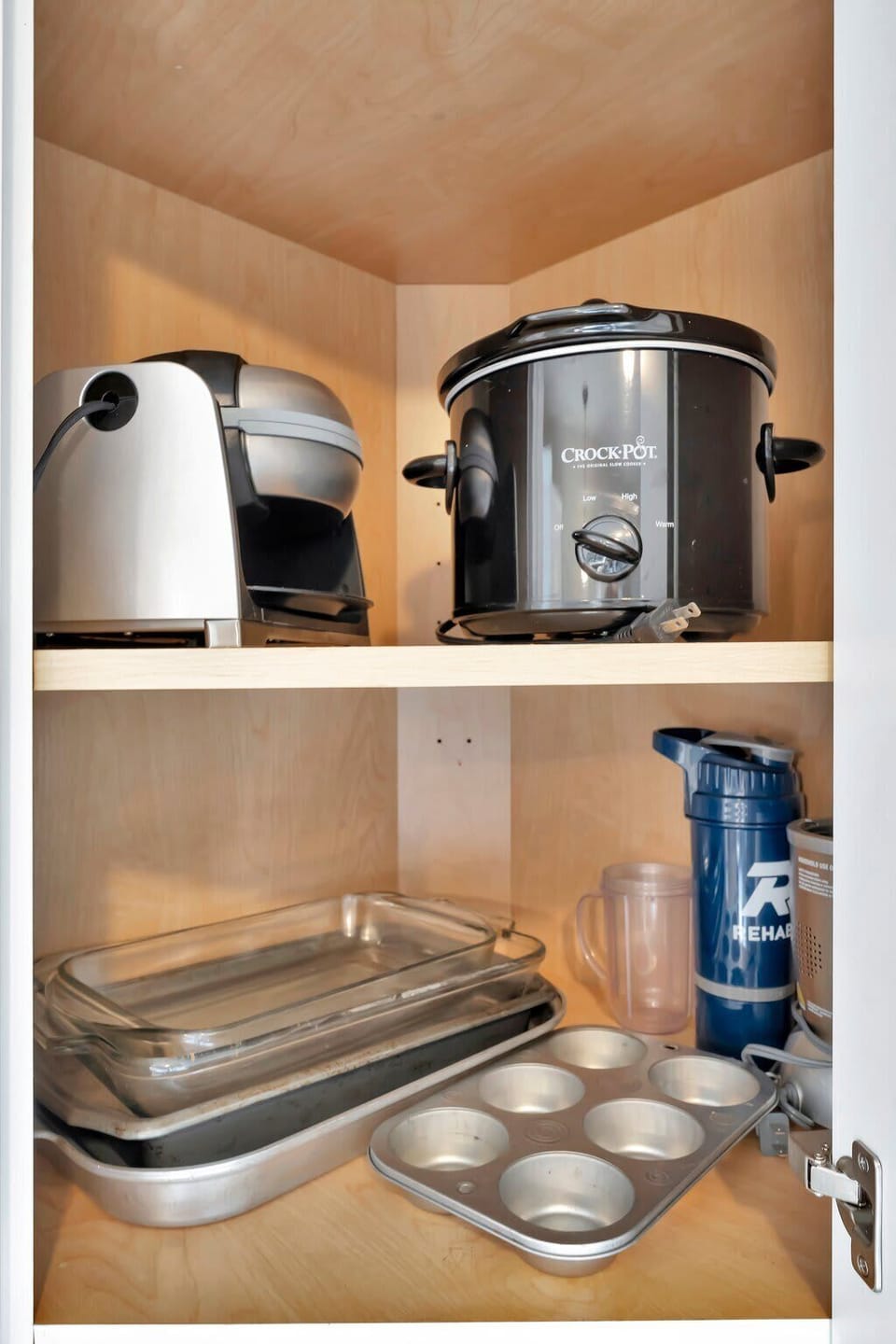 Home cooking made easy with all the right appliances tucked away.