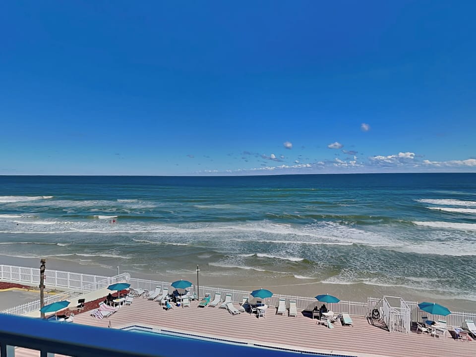 Ocean Front Balcony View