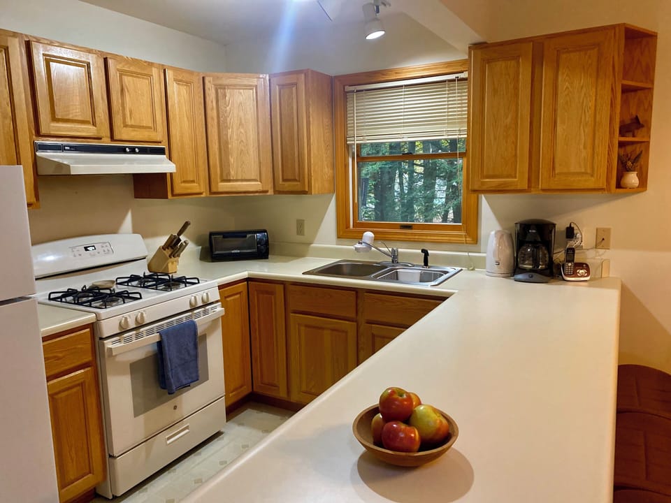 Plenty of counter space to cook up yummy snacks and meals.