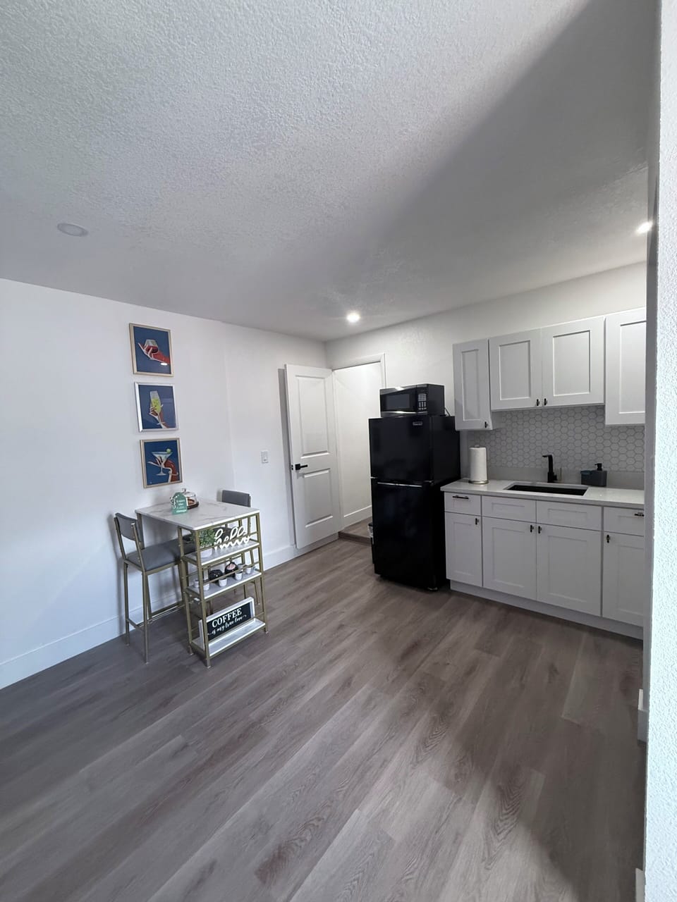 Dining area for 2