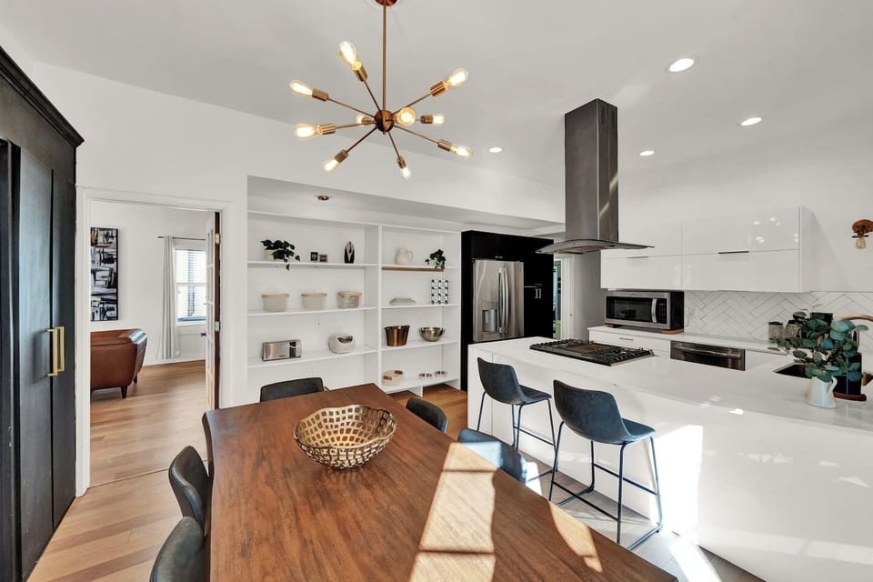 "We stayed over Thanksgiving holidays with family and friends. The kitchen is spacious which allowed us to cook and the grocery store is across the street which was very convenient. Love this place and will definitely be back." -Bambi (Nov 2024)