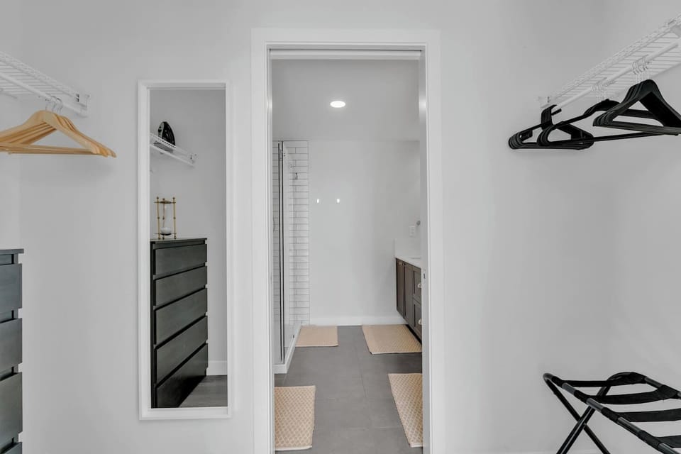 Spacious walk-in closet offering ample room for all your belongings