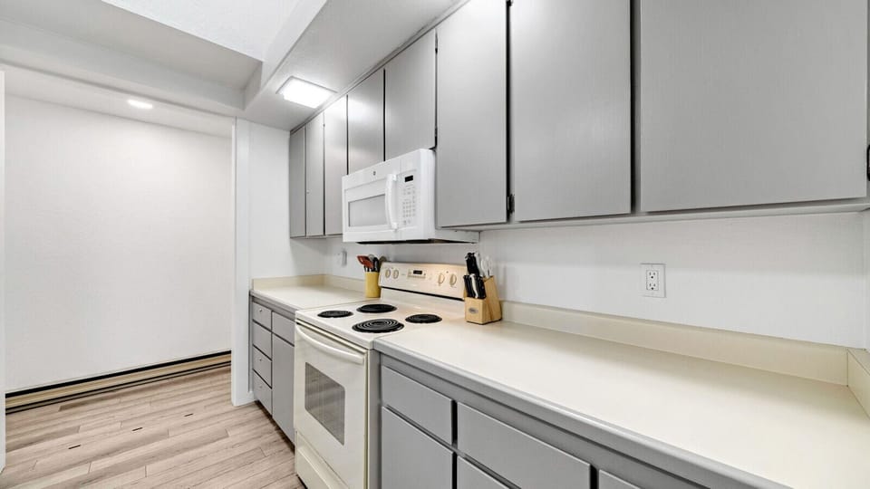 Clean and organized kitchen