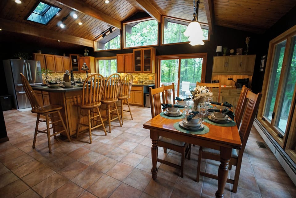 Expansive chef's kitchen for cooking and enjoying family meals