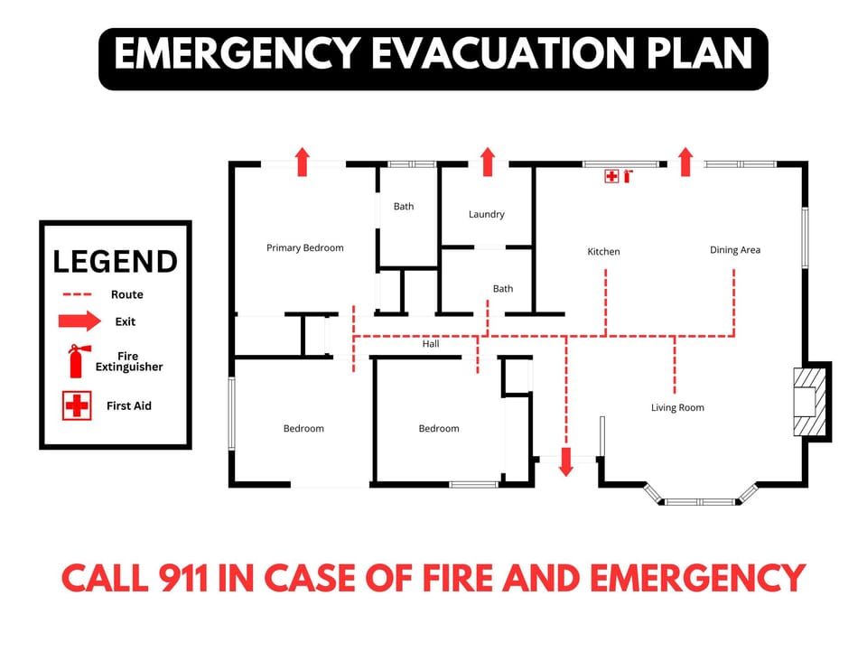 Emergency evacuation plan