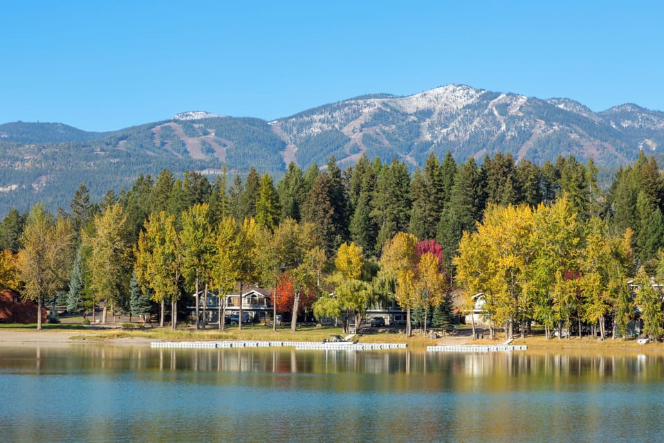 Don't miss the fall colors created by the cedar trees.
