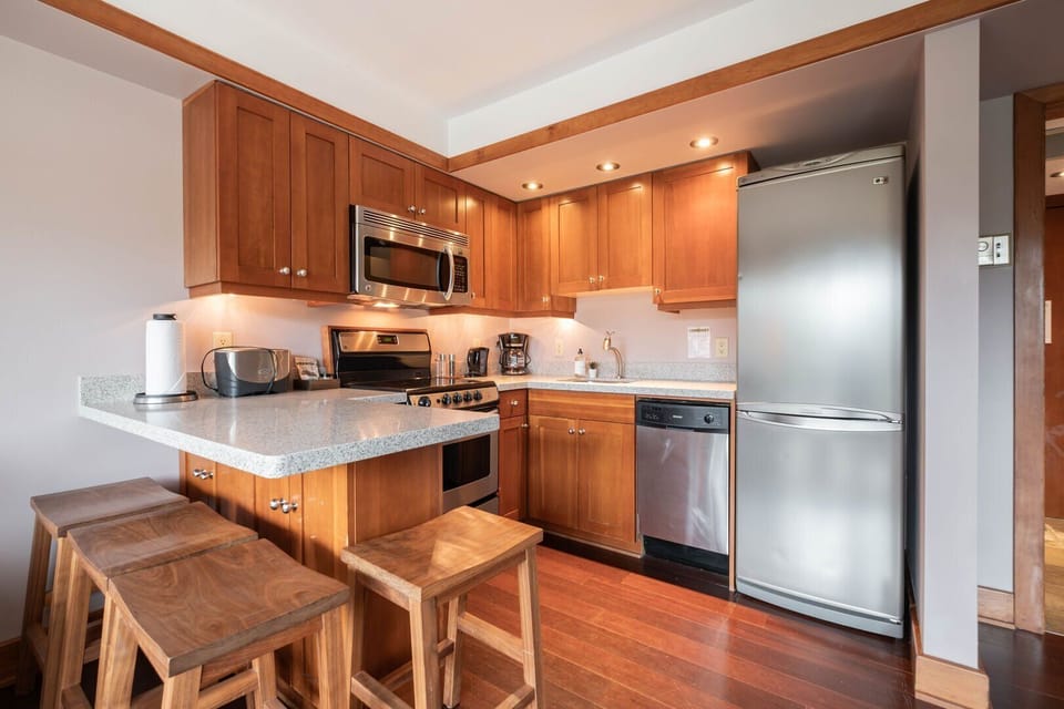 Dining and kitchen area