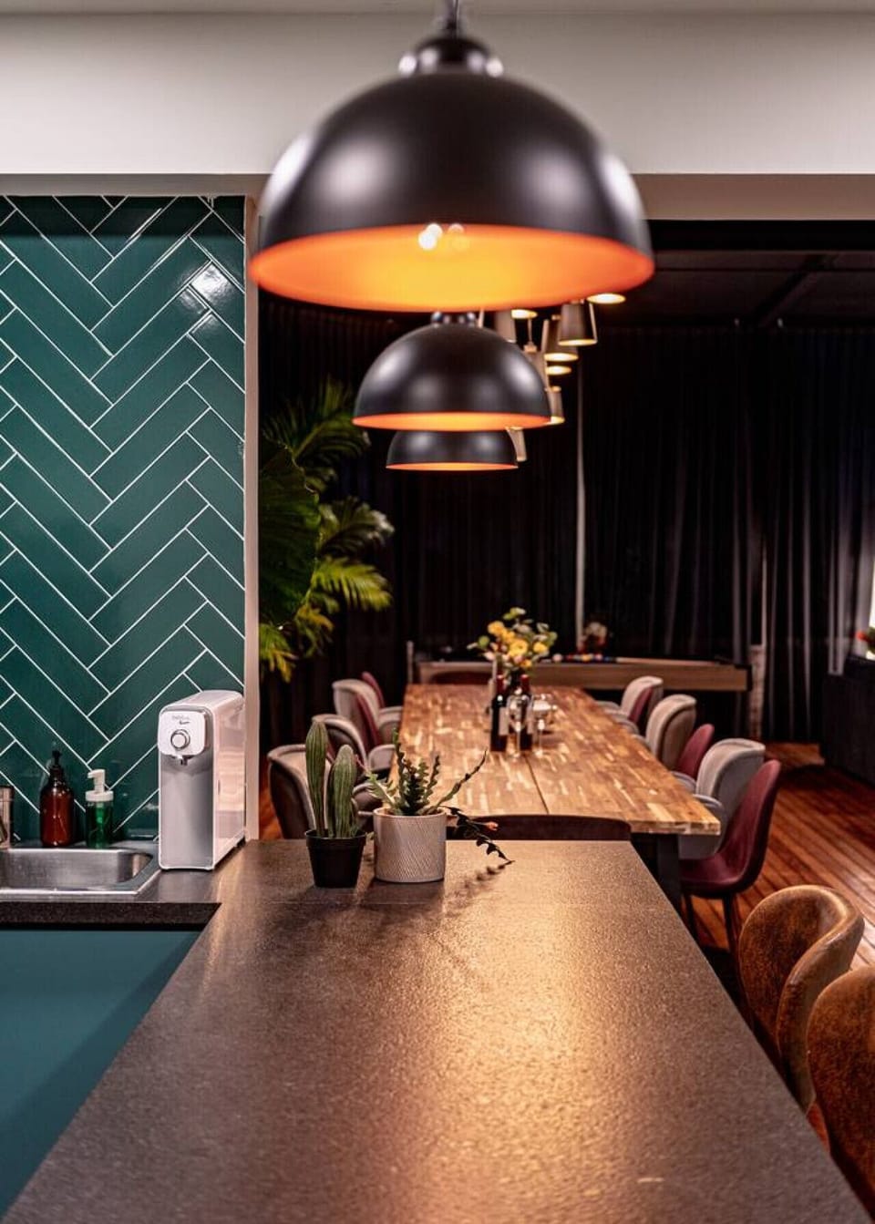 Gather. Share meals. Play games. Your group`s social core.