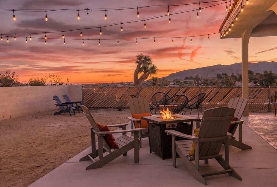 Joshua View Home | Spa | Fire Pit | Game Room House in Yucca Valley