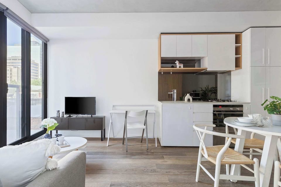 The living area.