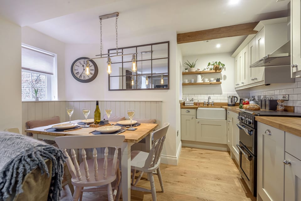 open plan dining area