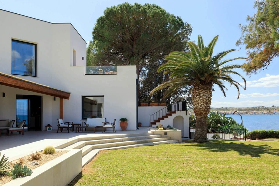 The house seen from the gardens.