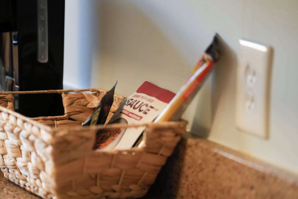 Little details and local touches make this space feel more like a home and less like a rental.