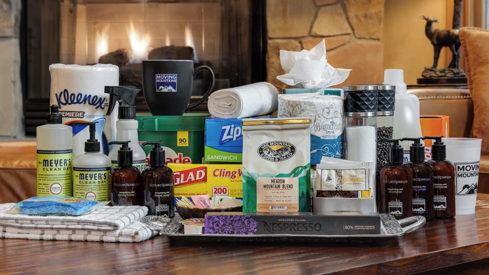 Our homes come stocked with guest essentials.