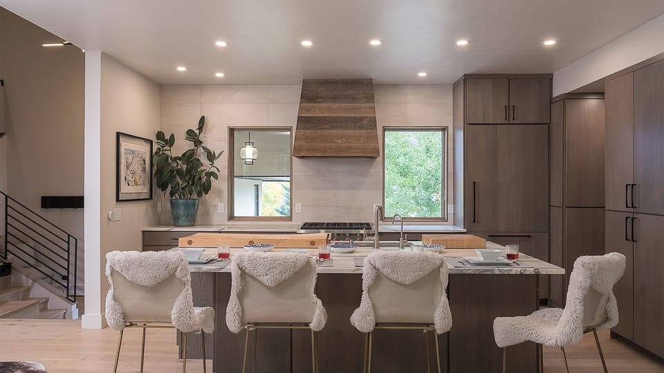 Kitchen, Main Level - Island with bar seating