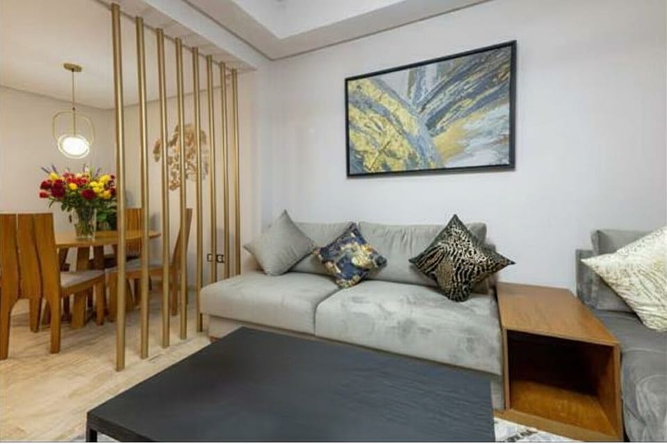 Modern Living Room with Dining Area