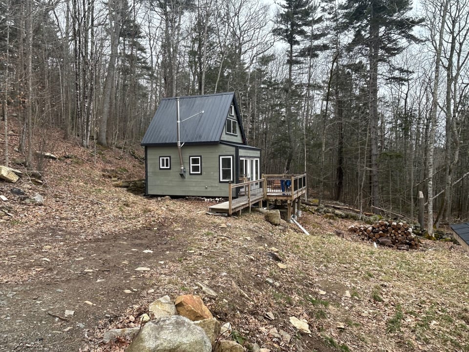 Grey cabin