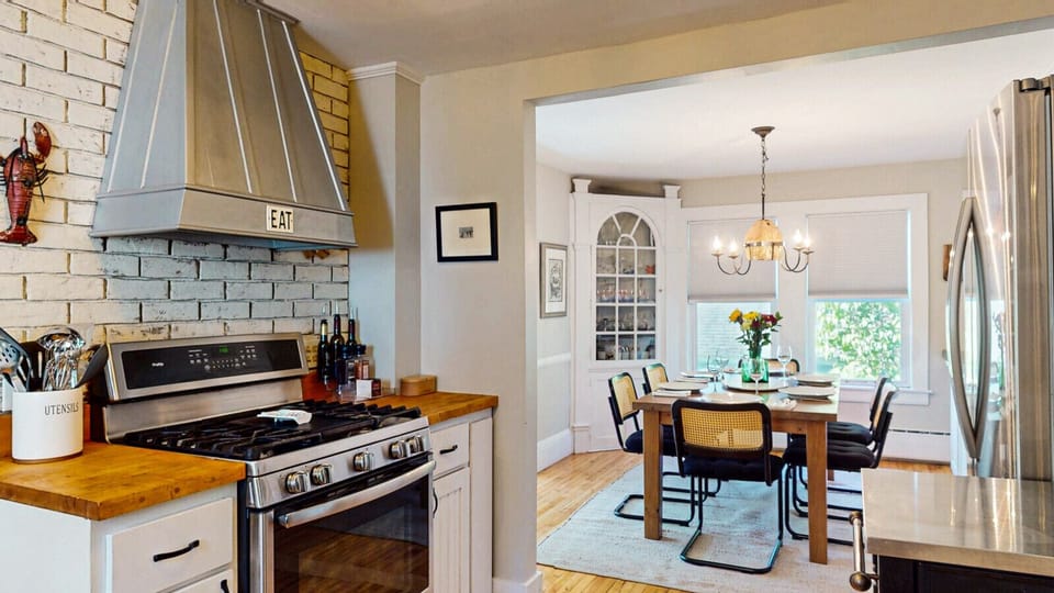Kitchen with propane stove