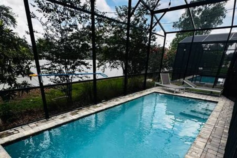 Take a dip in the crystal-clear pool and soak up the Florida sun!