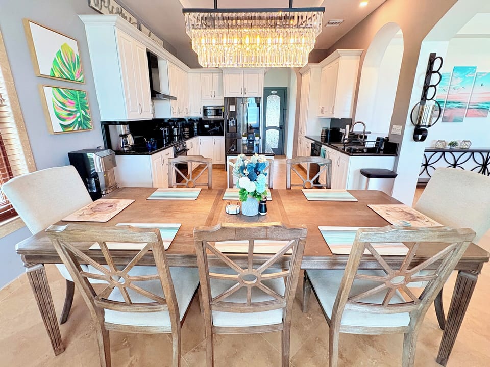 Comfortable seating for 8