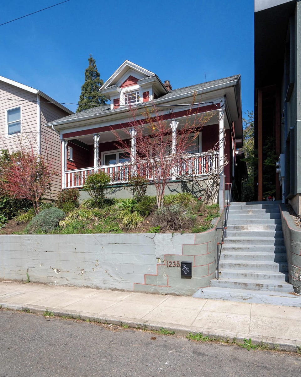 Exterior front view of the home.