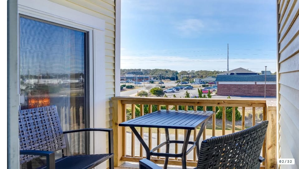 Balcony view from kitchen