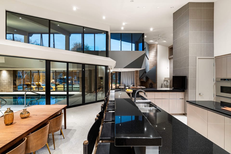 Kitchen Island with Dining for Five