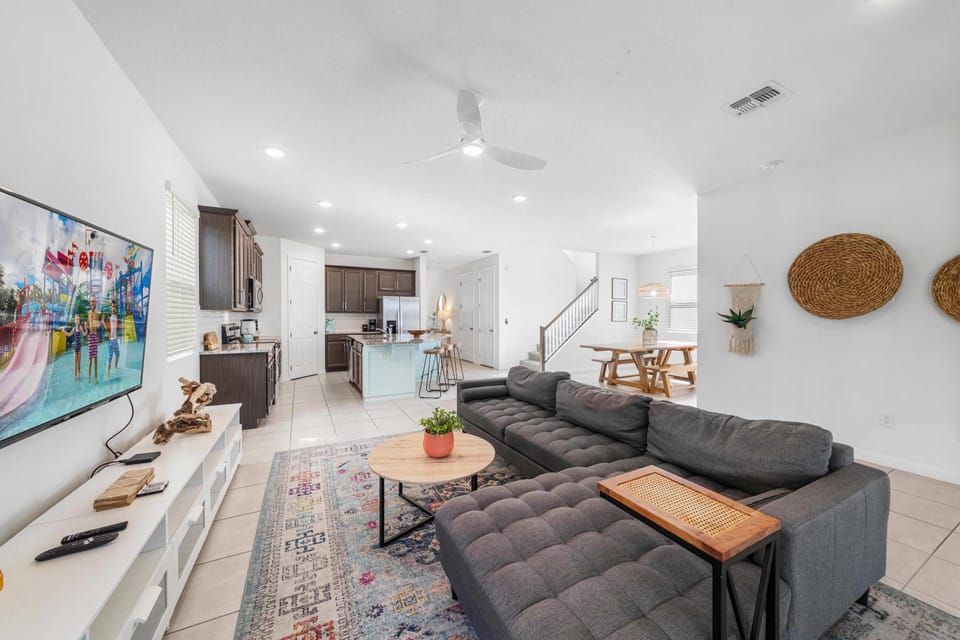 Enjoy movie nights or quiet moments together in this inviting and well-furnished living room