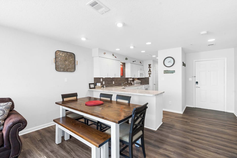 Make mealtime memories together at the dining table, seating 6​